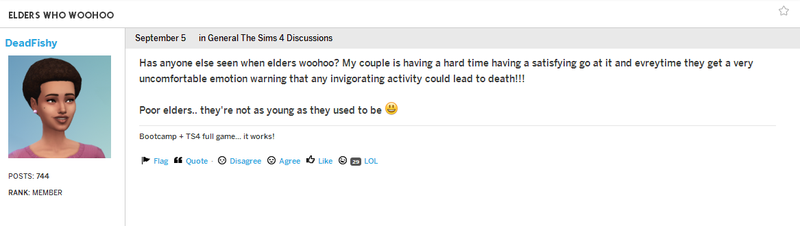 Illustration for article titled The Sims Forums Are My New Favorite Place On The Internet